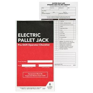 Electric Pallet Jack Pre-Shift Inspection Checklist
