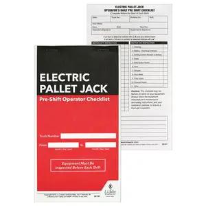 Electric Pallet Jack Pre-Shift Inspection Checklist