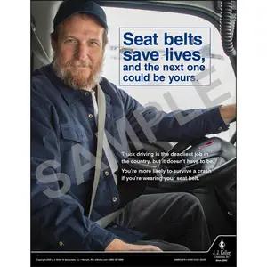 Seat Belts Save Lives - Motor Carrier Safety Poster