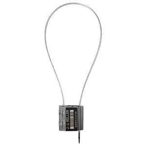 USASEALS.COM 10-Pack All-Metal Cable Seals - Black - Security Seals