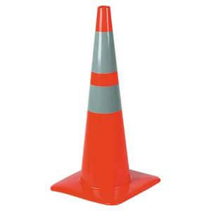 Traffic Cone w/ Reflective Collars - 28"