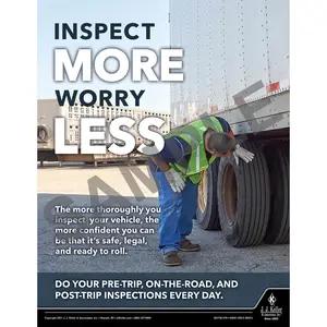 Inspect More Worry Less - Motor Carrier Safety Poster