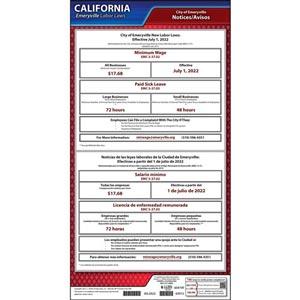California / Emeryville Municipal Code Poster