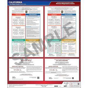 California / Los Angeles County Minimum Wage Poster