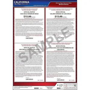 California / San Diego Municipal Code Poster