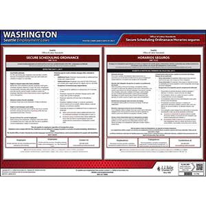 Washington / Seattle Secure Scheduling Ordinance Poster