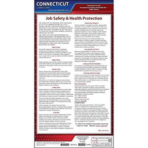 Connecticut OSHA Poster