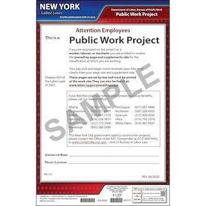 New York Public Work Project Poster