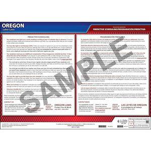 Oregon Employee Work Schedules Poster