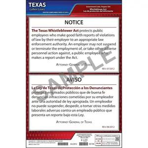 Texas Whistleblower Poster
