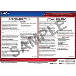 Texas Hazard Communication Act Poster