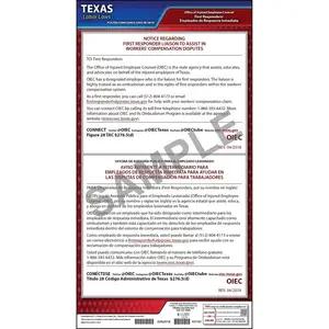 Texas First Responder Liaison Poster