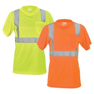 J. J. KellerĀ® SAFEGEARĀ® Womenās Fit Hi-Vis Type R Class 2 T-Shirt with Pocket