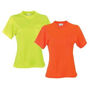 J. J. KellerĀ® SAFEGEARĀ® Womenās Fit Hi-Vis Non-Certified T-Shirt with Pocket