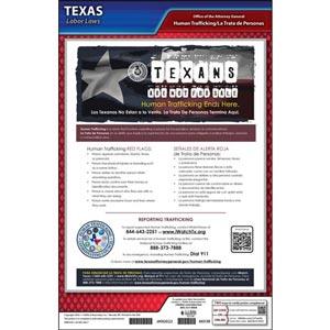 Texas Commercial Human Trafficking Poster