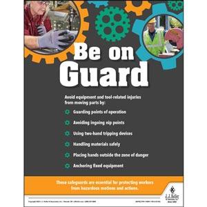 Be on Guard - Construction Safety Poster