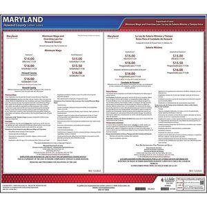 Maryland / Howard County Minimum Wage Poster