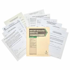 Non-DOT Driver Qualification File Packet