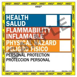 Bilingual HMIS® III Label