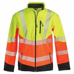 J. J. Keller® SAFEGEAR® Hi-Vis Softshell Jacket Type R Class 3