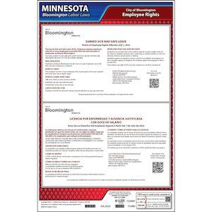 Minnesota / Bloomington Earned Sick & Safe Time Act Poster