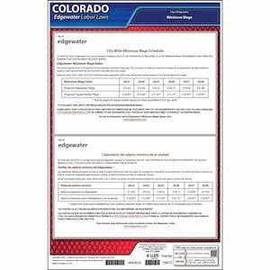 Colorado / Edgewater Minimum Wage Poster