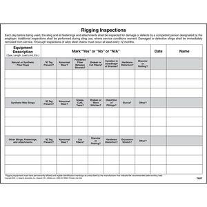Rigging Inspection Form