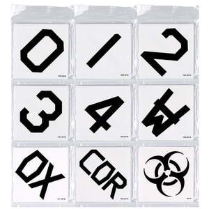 HazCom Numbers & Symbols Kit