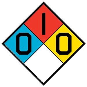 0-1-0 Sign - NFPA