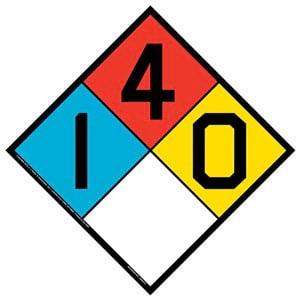 1-4-0 Sign - NFPA