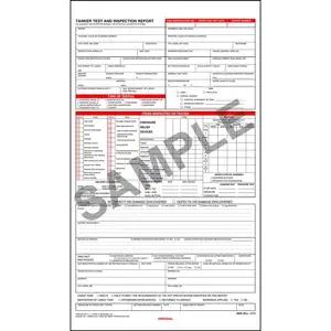 Tanker Test and Inspection Report - 3-Ply