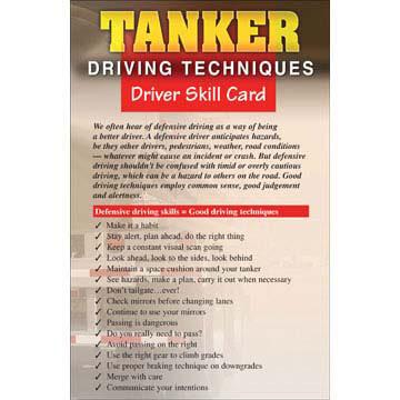 Tanker Driving Techniques - Driver Skills Cards