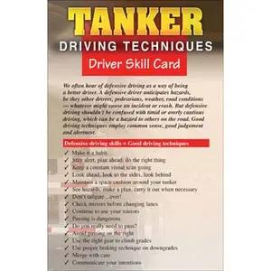 Tanker Driving Techniques - Driver Skills Cards