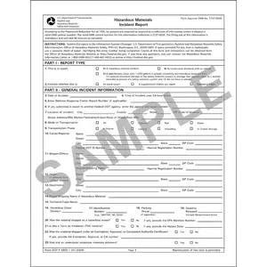 Hazardous Materials Incident Report